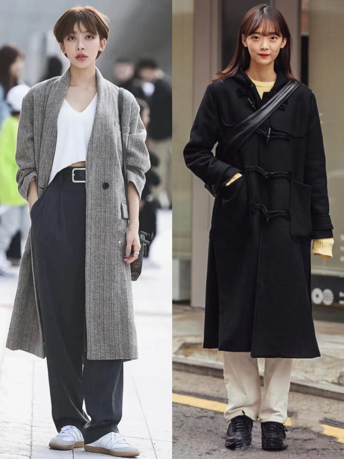 穿大衣究竟是配裙子还是裤子？看过<a href=