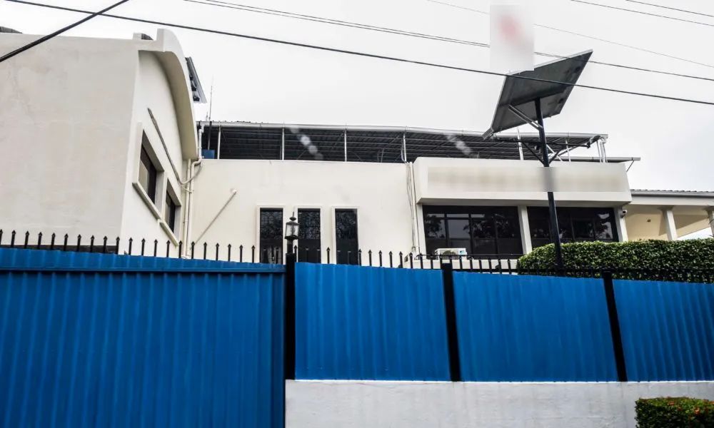 台当局在尼加拉瓜首都“大使馆”