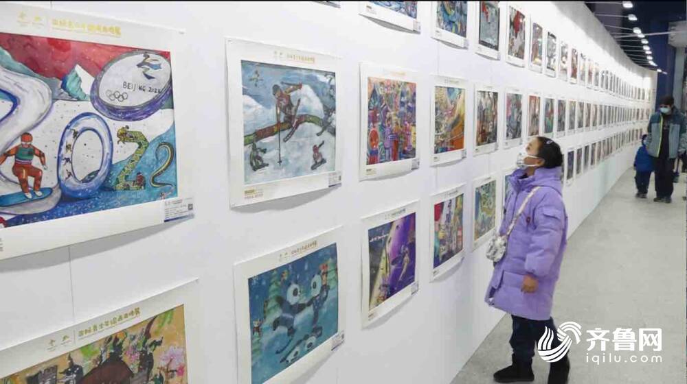 祝福冬奥圆梦冰雪国际青少年绘画邀请展在京开幕