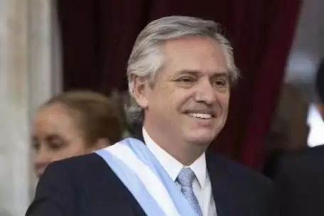 阿根廷总统阿尔韦托·费尔南德斯。新华社图片