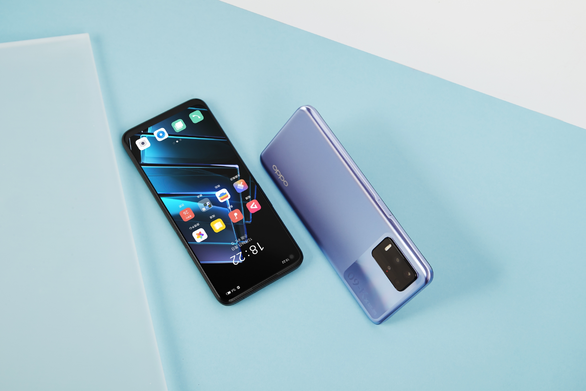 oppok9x真机图赏科技美学带来的双色潮酷外观