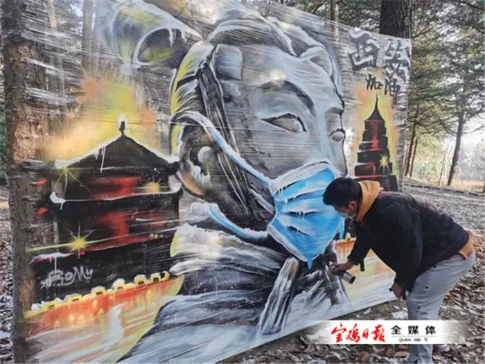 宝鸡一绘画达人创作抗疫主题画,为西安加油休闲区蓝鸢梦想 - Www.slyday.coM 宝鸡一绘画达人创作抗疫主题画,为西安加油休闲区蓝鸢梦想 - Www.slyday.coM
