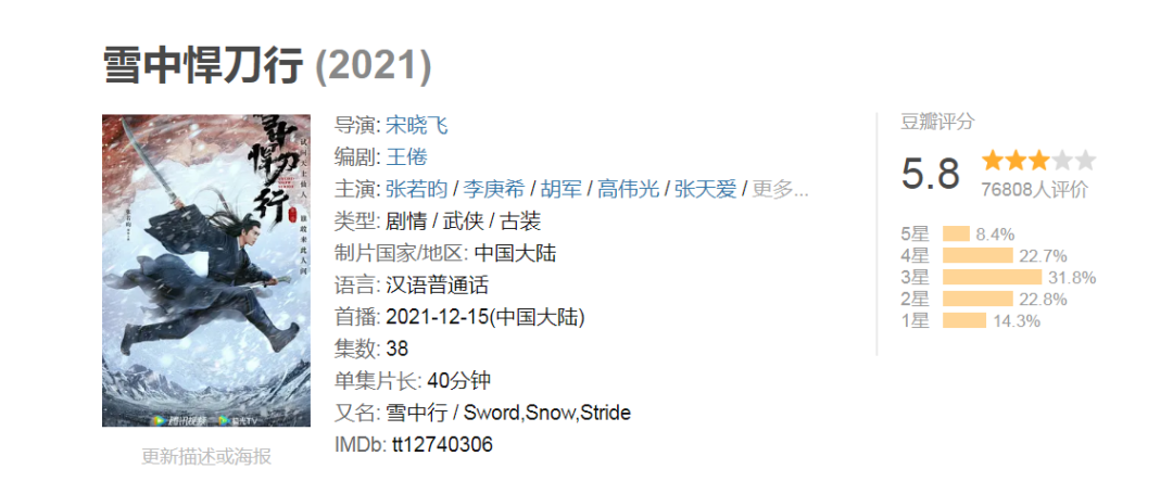 《雪中悍刀行》几个亿花哪呢？不止打戏拉胯，群演都尬的让人出戏