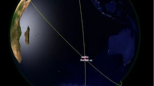“星链”卫星险些撞上欧洲航天局的“风神”地球观测卫星。图源：欧洲航天局