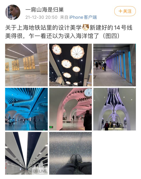 有被美到!上海地铁14号线各高颜值站点背后,有啥设计巧思休闲区蓝鸢梦想 - Www.slyday.coM 有被美到!上海地铁14号线各高颜值站点背后,有啥设计巧思休闲区蓝鸢梦想 - Www.slyday.coM