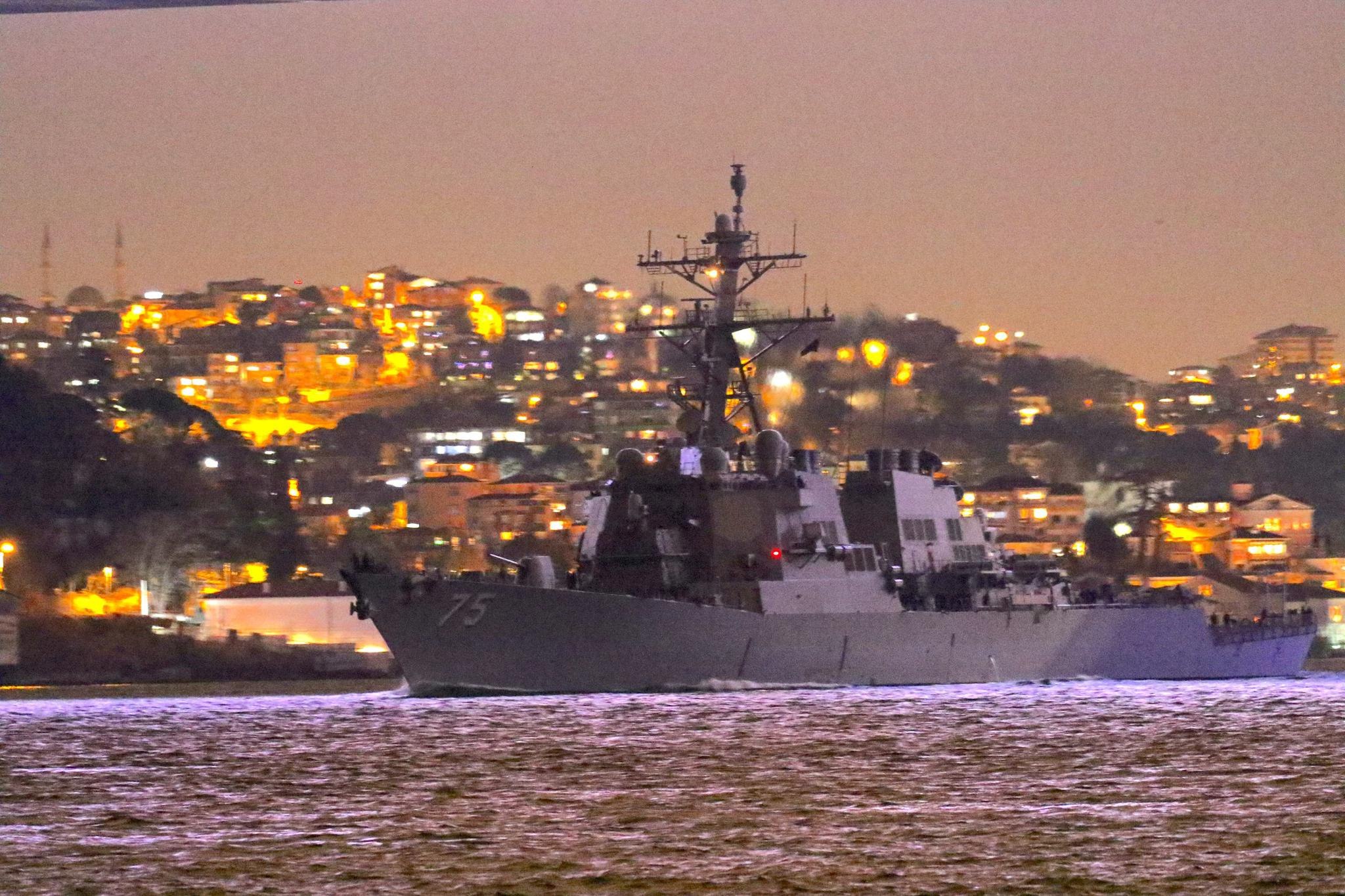 美国海军DDG-75“唐纳德·库克”号驱逐舰 图片来源:USNI News