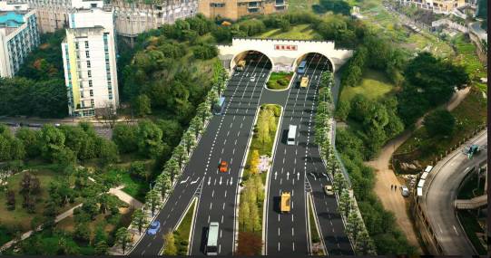 鹿角隧道结果图 图:爱巴南