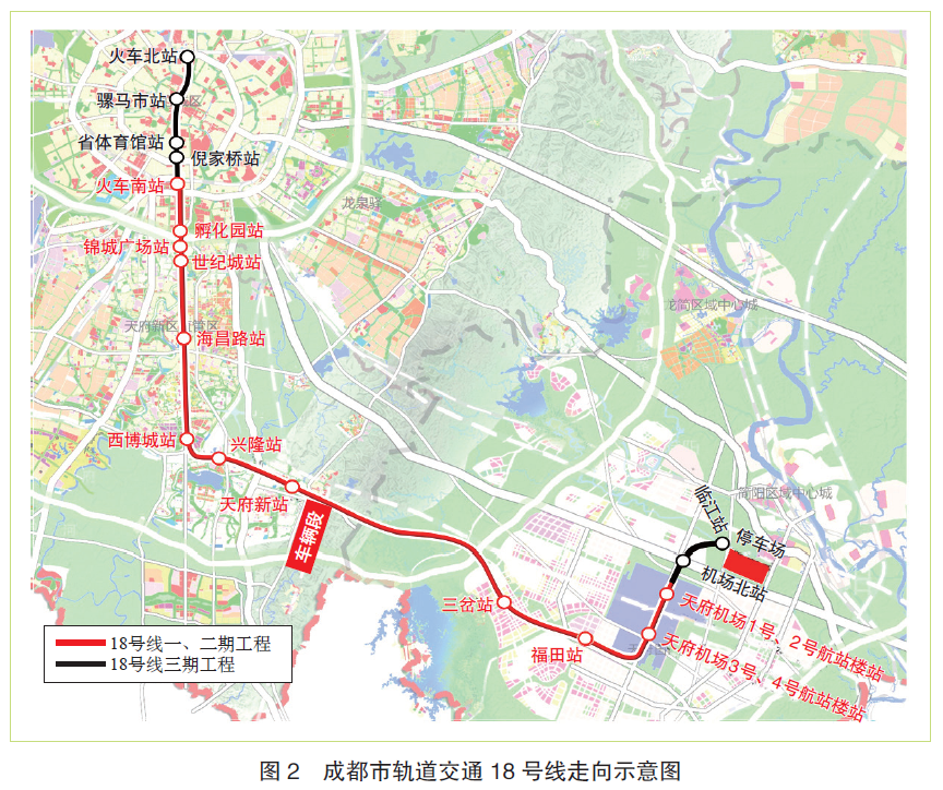 成都市轨道交通市域快线关键技术研究及应用