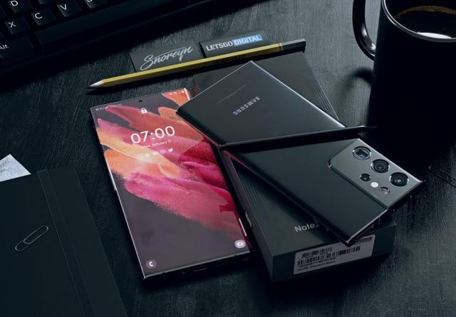 三星galaxy note21,三星galaxynote20 三星galaxynote21ultra5g渲染图曝光
