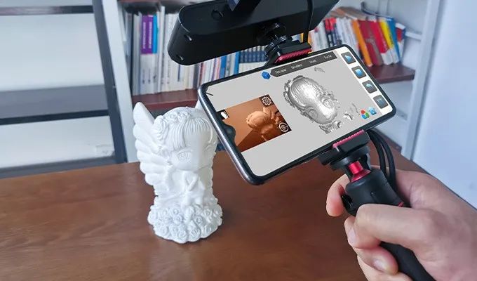 专业级手持3d扫描仪,雕像,人脸,动物轻松扫描成像|海外黑科技