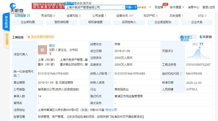 泼冷水宁泉资产杨东警示新能源板块风险大部分爆炒股将以大跌消化估值