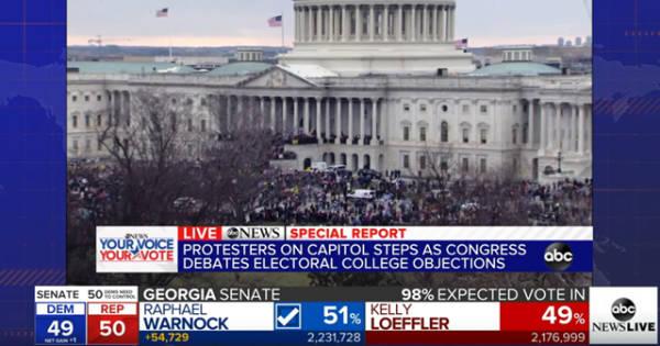 美媒：昨日本应是美国民主的典礼 却成了美国的