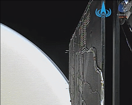 视频天问一号探测器火星捕获过程影像公布