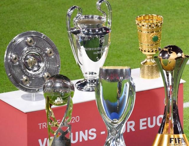德国杯冠军,欧冠联赛冠军,欧洲超级杯冠军,德国超级杯冠军和世俱杯