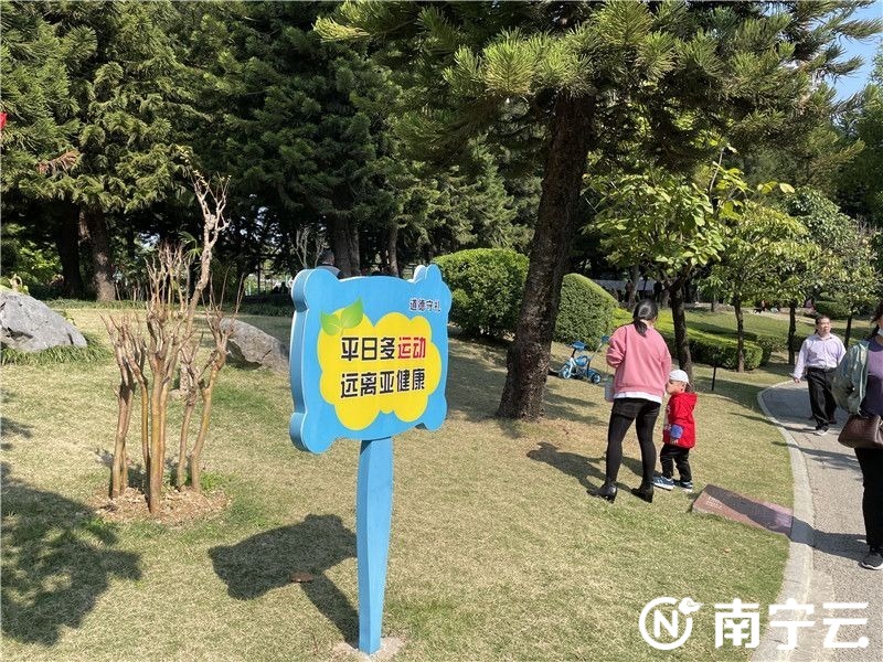 一些游客出现踩踏草坪的不文明现象.记者 农荟颖 摄