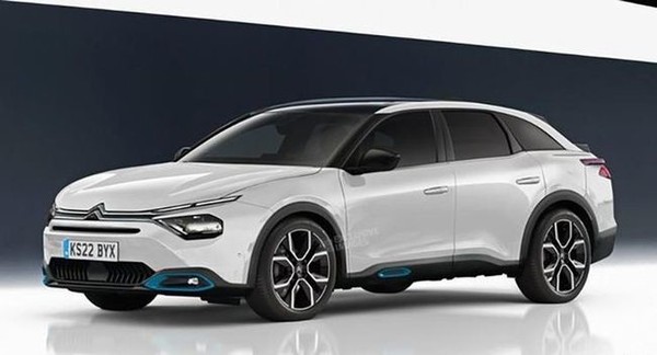 全新雪铁龙C5渲染图曝光 跨界风格 或亮相上海车展