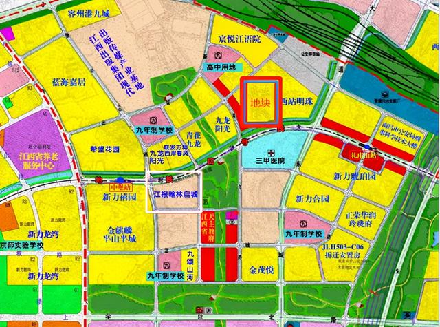 514亿南昌铁路天集获九龙湖157亩地