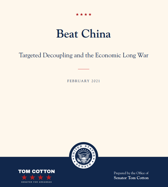 (图为科顿这一宣称将“干翻中国”的计划的原文)