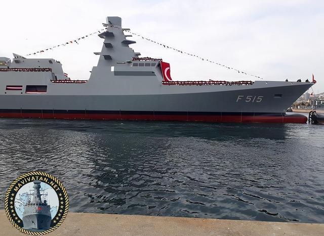 做为"国家舰"建造计划的tf-100型护卫舰首舰,其下水仪式相当的隆重