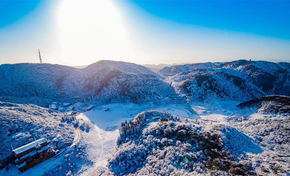 金佛山的雪,重庆冬日的温柔