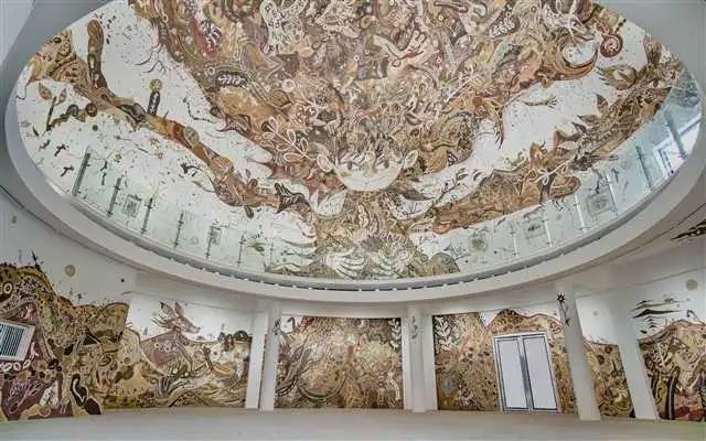 苔藓馆里的《大地从天而降》武隆区文旅委供图
