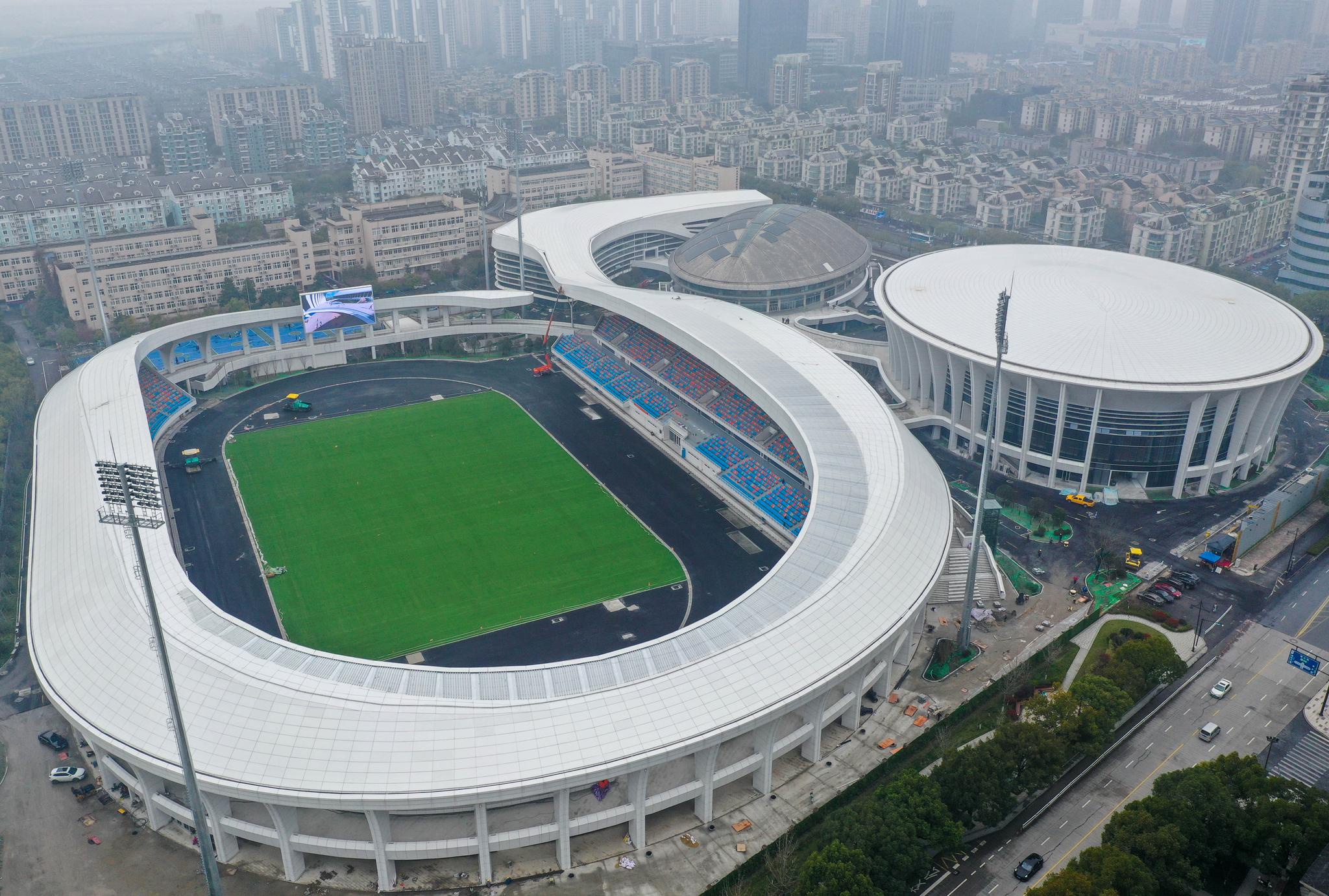 杭州余杭区亚运场馆改扩建项目完工|亚运会_新浪新闻