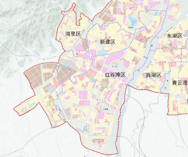 南昌城市规划图2030,南昌市规划图 规划范围为南昌市全域,重点为中心城区,对南昌县,进贤县,安义县的城市