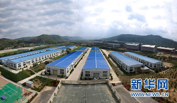 图为隆德县六盘山工业园区。受访者供图