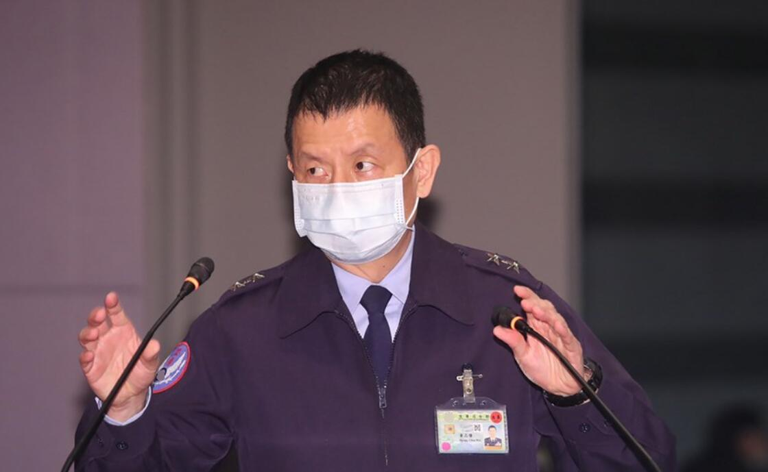 空军参谋长“黄志伟” 图源:台媒