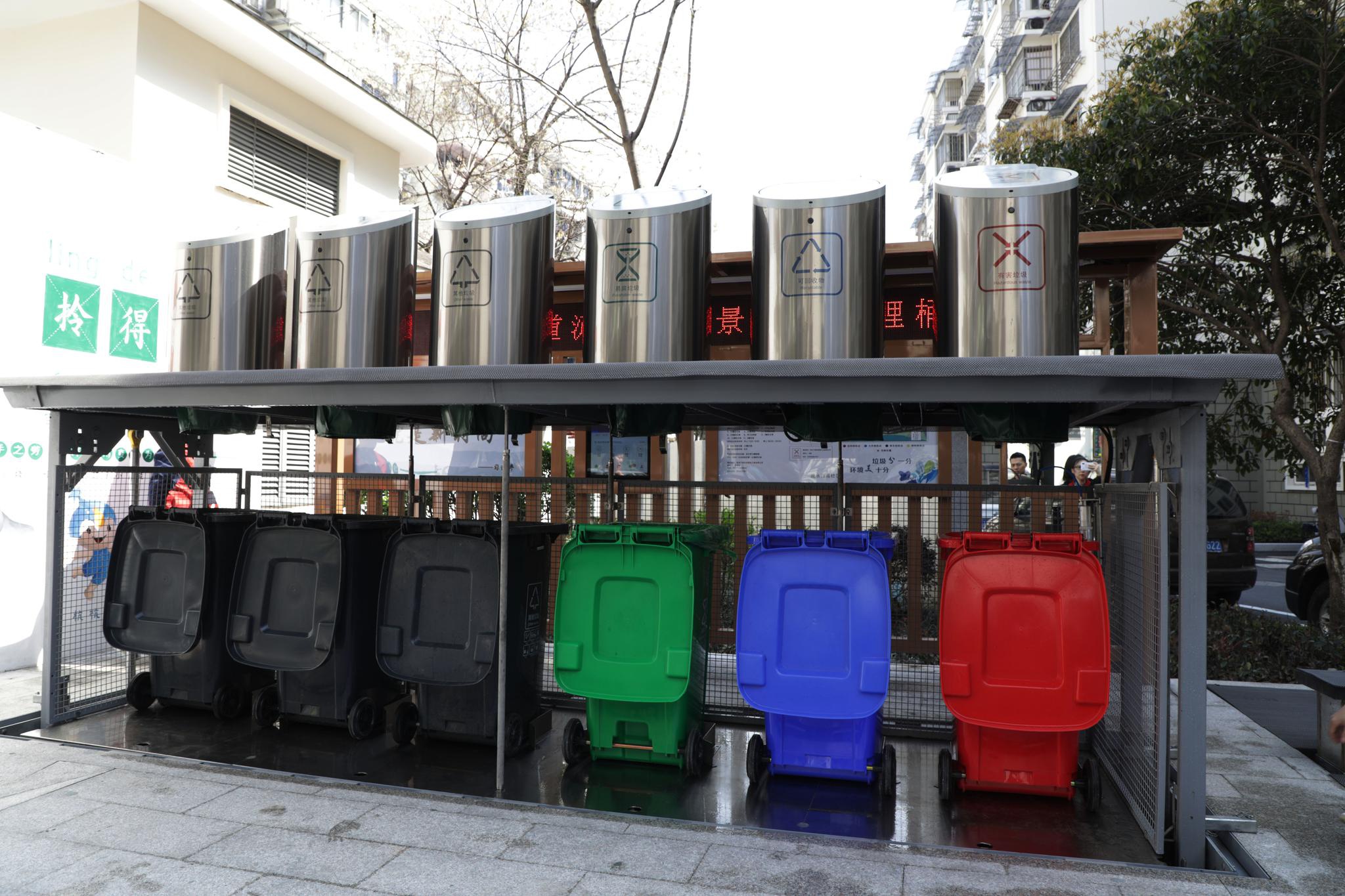 【垃圾分类就是新时尚】柯通智能垃圾分类回收站-河南柯通自助设备有限公司