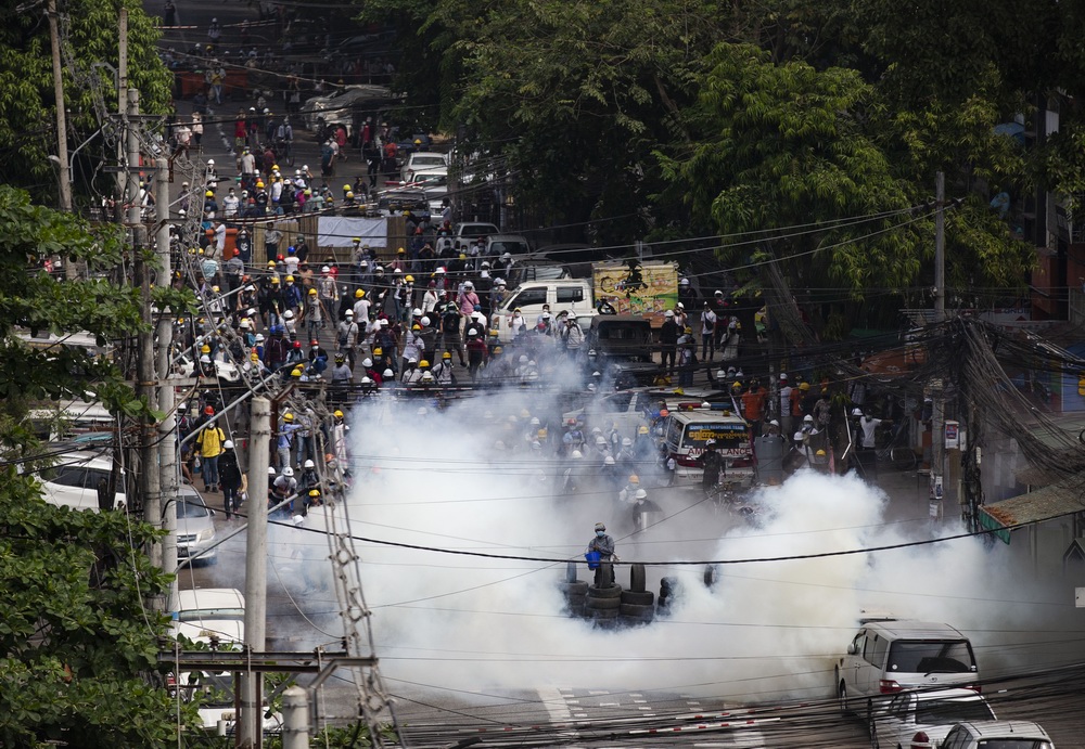 联合国特使称，2日的抗议示威活动至少造成了38人死亡。 人民视觉 图