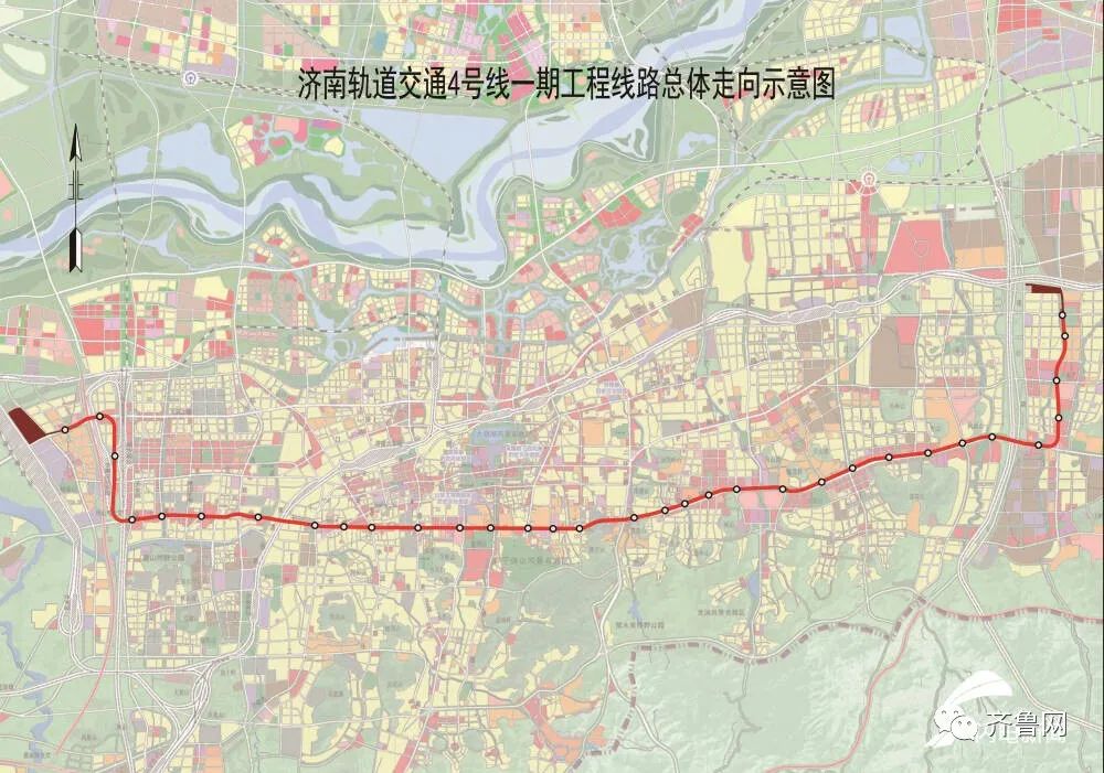 济南地铁4号线一期一直是市民最关注的线路,这条线路沿经十路走行,总