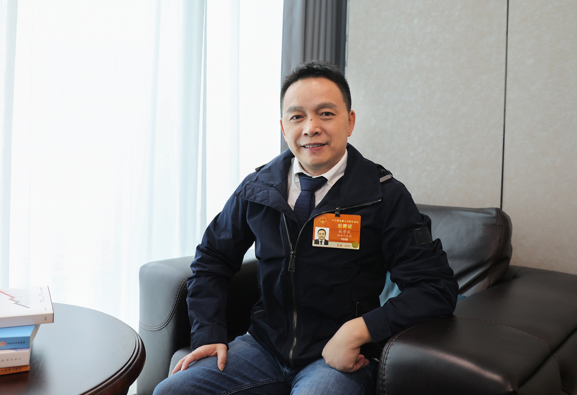 天下人大代表、盐津铺子食物股份有限公司董事长、湖南省工商联副主席张学武(资料图)