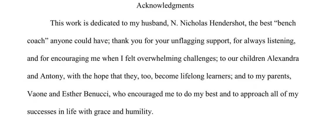 了,你还不知道怎么写Acknowledgements?