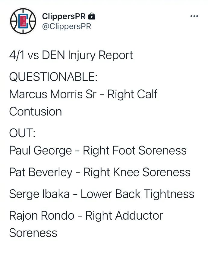 快船计划10天短合同签下考辛斯!明日战掘金4个主要轮换依然无法出场!休闲区蓝鸢梦想 - Www.slyday.coM 快船计划10天短合同签下考辛斯!明日战掘金4个主要轮换依然无法出场!休闲区蓝鸢梦想 - Www.slyday.coM