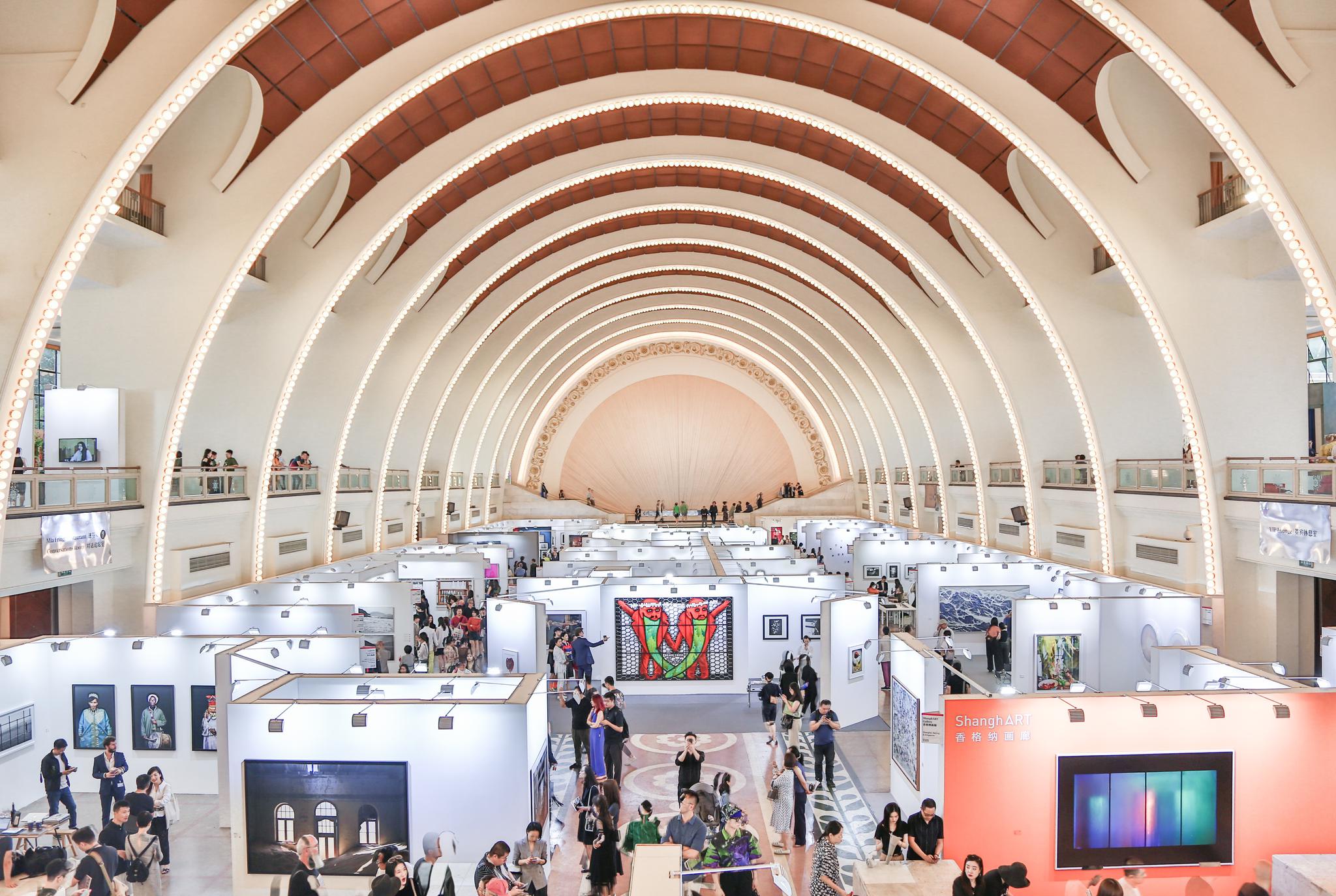 上海展览中心展览内景（资料图）