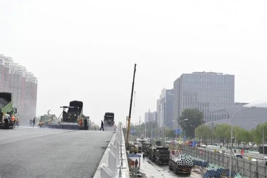 万寿路南延四环路跨线桥又有新进展