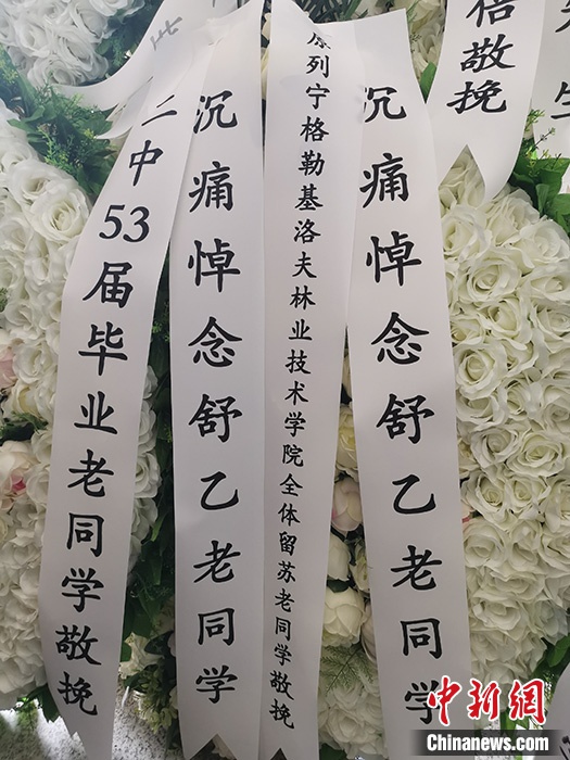 老舍之子舒乙告别仪式举行 92岁人艺演员前往送别