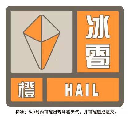上海发布近4年来首个冰雹橙色预警!目前“一橙两黄”预警高挂
