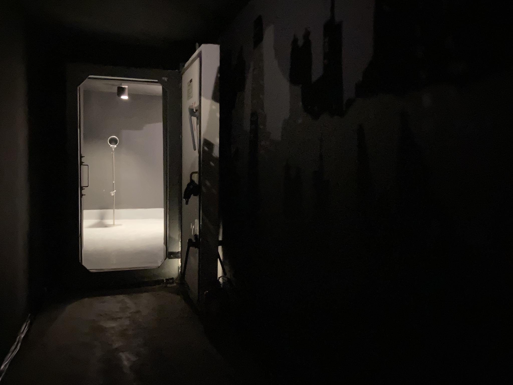 《回声:来自自然与城市的问候》序曲展副场地,闲下来合作社B区深洞。 沈健文 摄