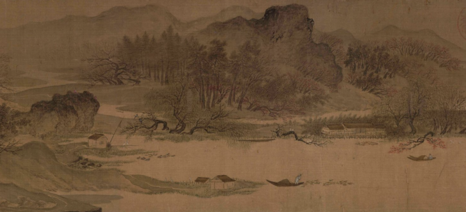 佚名《溪山春晓图》