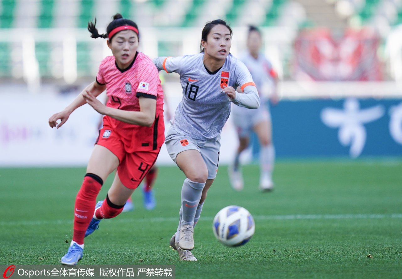 中国女足展现了勇气。