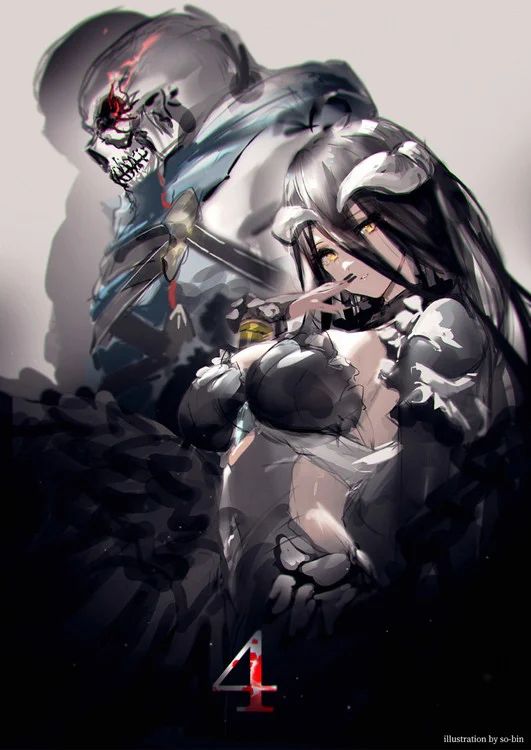 overlord片尾插画,overlord官方插画 《overlord》不死者之王已正式官宣