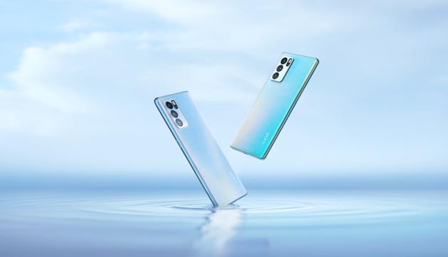 opporeno6系列正式官宣推出全新配色夏日晴海色