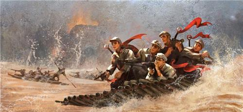 飞夺泸定桥印象最深刻的情节