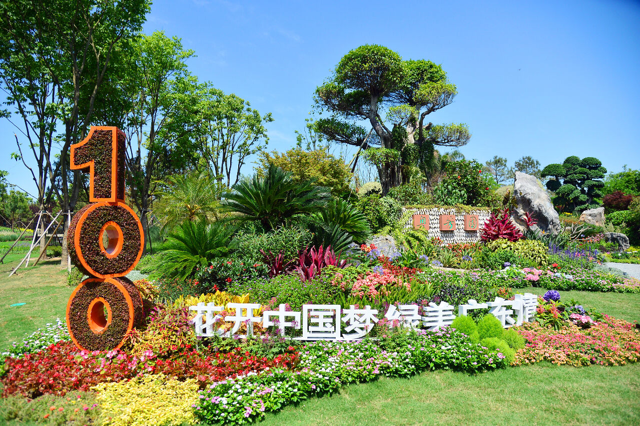 赖泽华率中山代表团到上海参加第十届花博会