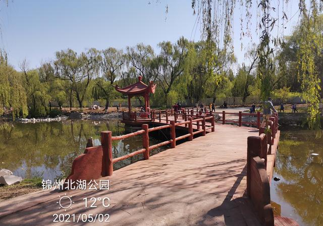 锦州北湖公园新面貌大修即将完工