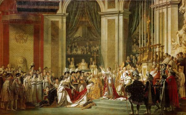 大卫画作:拿破仑一世加冕大典