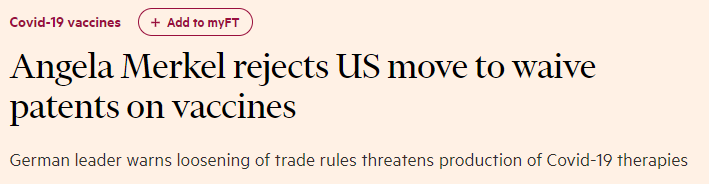 德国反对美国放弃新冠疫苗专利提议休闲区蓝鸢梦想 - Www.slyday.coM 德国反对美国放弃新冠疫苗专利提议休闲区蓝鸢梦想 - Www.slyday.coM