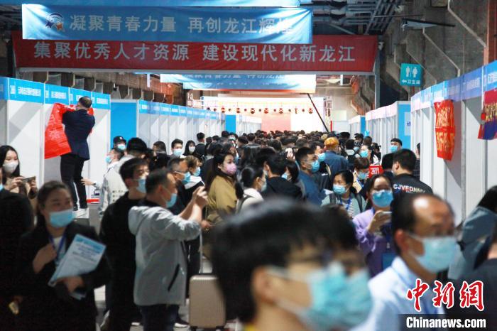 威海招聘会_威海招聘会火爆开场 半数岗位要求本科学历(3)